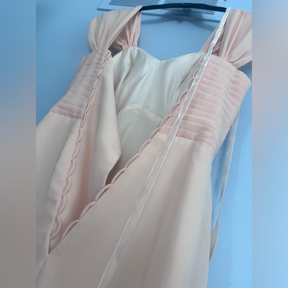 Peach nude Bridesmaids dress - Picture 11 of 15